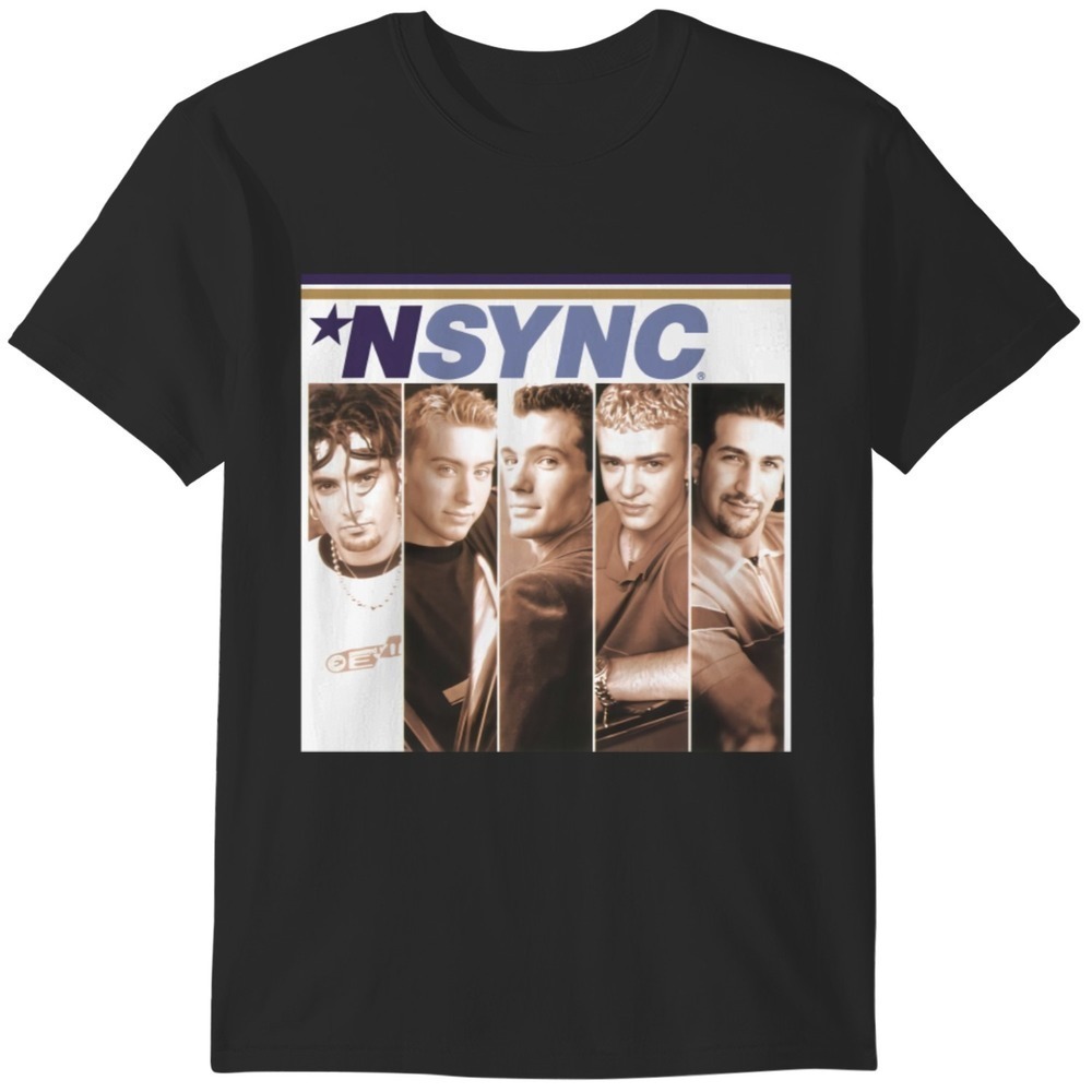 Vintage Nsync Boy Band Album Graphic 90S T Shirt Vintage Music Shirt